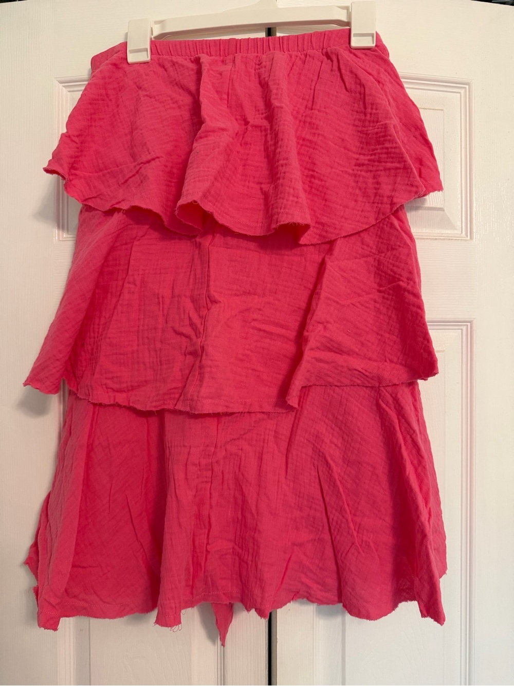 Tiered Ruffle Dress in Pink